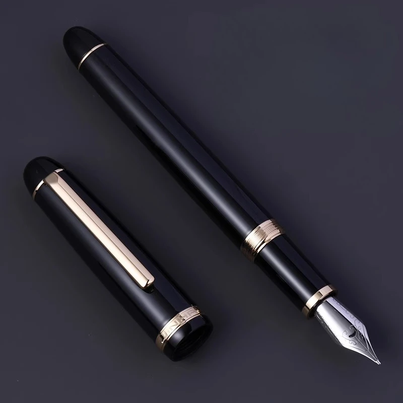Long Knife Stacked Nib Fountain Pen 3.0mm Big Size Silver Iridium Artistic Youth Metal High-end Business Signature Practice Gift
Long Knife Stacked Nib Fountain Pen 3.0mm Big Size Silver Iridium Artistic Youth Metal High-end Business Signature Practice Gift