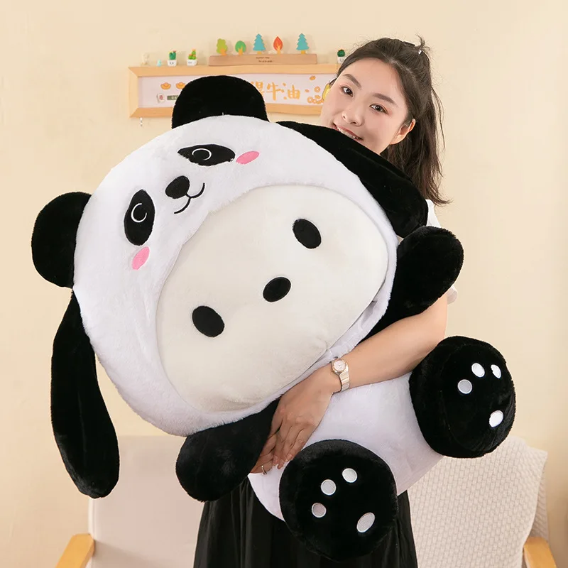 60 см Kawaii Sanrio Pochacco плюшевая игрушка милая трансформированная панда собака мягкая кукла пледы подушка гигантская подушка подарок на день рождения для девочки
60 см Kawaii Sanrio Pochacco плюшевая игрушка милая трансформированная панда собака мягкая кукла пледы подушка гигантская подушка подарок на день рождения для девочки
