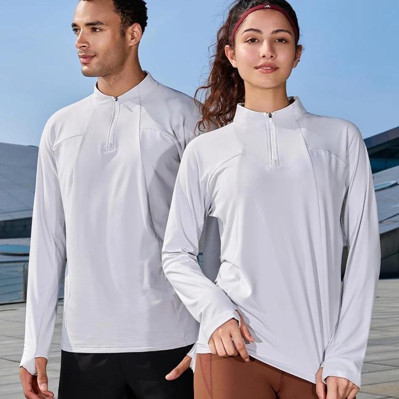 Quick Dry Running Shirt Men Bodybuilding Sport T-shirt Long Sleeve Gym Fitness Autumn winter Outdoor cycling zipper collar
Quick Dry Running Shirt Men Bodybuilding Sport T-shirt Long Sleeve Gym Fitness Autumn winter Outdoor cycling zipper collar