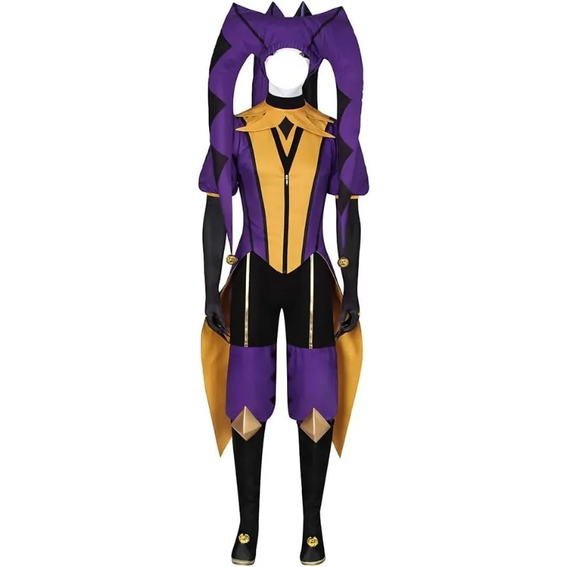 Jester Cosplay Costume Jumpsuit Full Set for Adult Halloween Party Performance Wear Scary Clown Cosplay Role Play
Jester Cosplay Costume Jumpsuit Full Set for Adult Halloween Party Performance Wear Scary Clown Cosplay Role Play