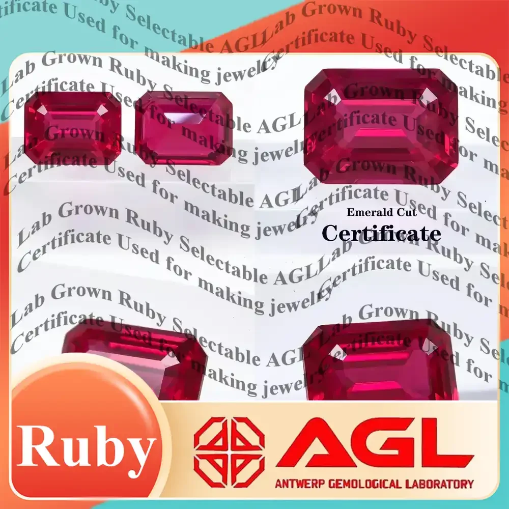 Lab Grown Ruby Gemstone for DIY Jewelry Making Charms Rings Necklaces Earrings Emerald Cut Red Color Lab Created Ruby for
Lab Grown Ruby Gemstone for DIY Jewelry Making Charms Rings Necklaces Earrings Emerald Cut Red Color Lab Created Ruby for