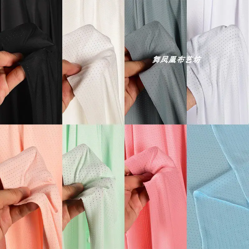 Four-sided Elastic Thin Mesh Fabric By The Meter for Clothing T-shirt Short-sleeved Pants Sportswear Diy Sewing Cloth Soft White
Four-sided Elastic Thin Mesh Fabric By The Meter for Clothing T-shirt Short-sleeved Pants Sportswear Diy Sewing Cloth Soft White