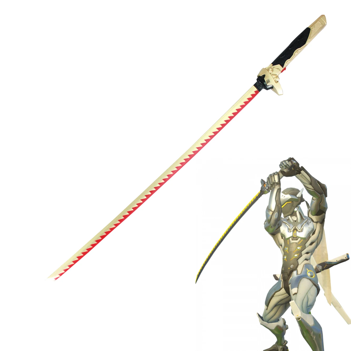 Overwatch Game Cosplay 106cm Genji Evil Spirit Sheath Knife Shimada Genji Katana Role Play Game PU Weapon Model Toy Prop Sword
Overwatch Game Cosplay 106cm Genji Evil Spirit Sheath Knife Shimada Genji Katana Role Play Game PU Weapon Model Toy Prop Sword