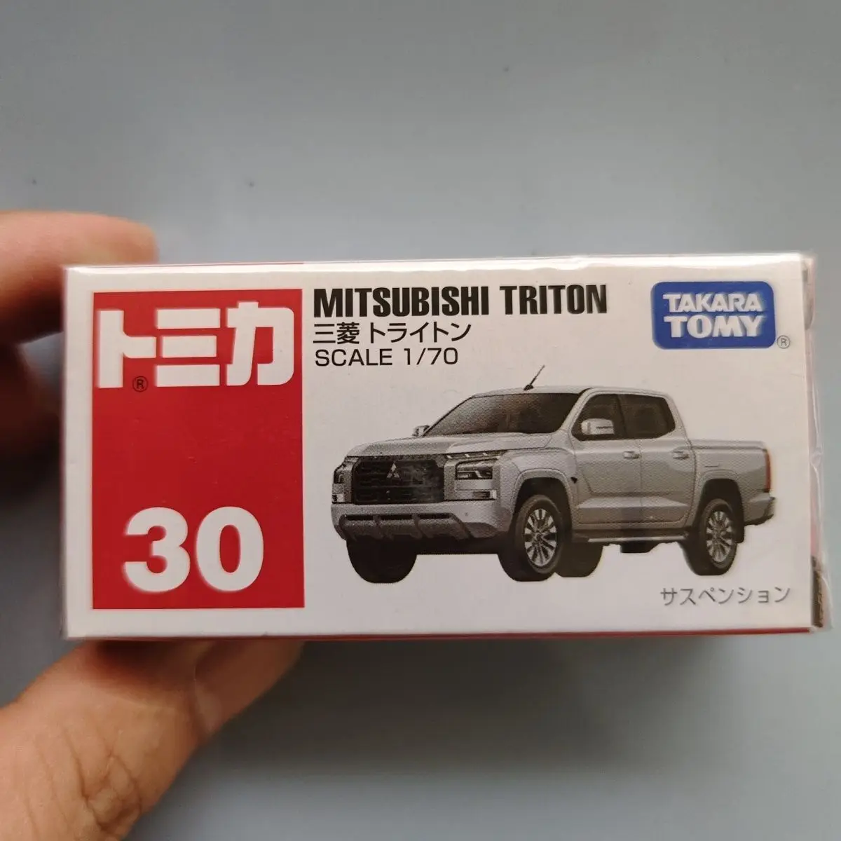 Takara Tomy Tomica No.30 Mitsubishi Triton Casting Статический сплав Автомобиль Литой под давлением Металлический режим Коллекция Дисплей Игрушка для мальчика в подарок 1
Takara Tomy Tomica No.30 Mitsubishi Triton Casting Статический сплав Автомобиль Литой под давлением Металлический режим Коллекция Дисплей Игрушка для мальчика в подарок 1
