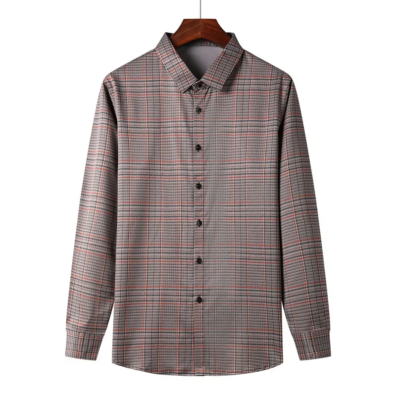 Autumn Winter Fashion Casual Plaid Long Sleeve Shirt Male Clothes 2023 Business Office Polo-Neck Single-breasted Shirts for Men
Autumn Winter Fashion Casual Plaid Long Sleeve Shirt Male Clothes 2023 Business Office Polo-Neck Single-breasted Shirts for Men