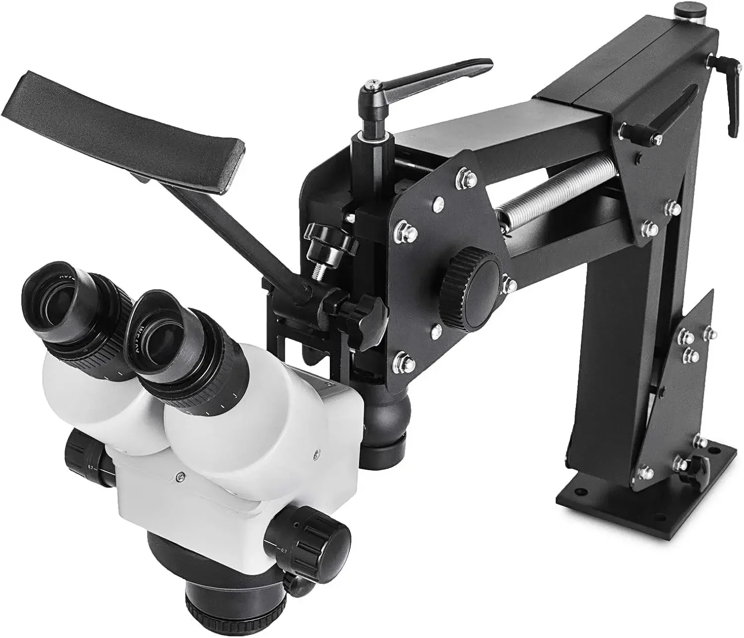 Micro Inlaid Mirror Multi-Directional Microscope with Spring Bracket 7X-45X Multi-Directional Micro-Setting Microscope Setting
Micro Inlaid Mirror Multi-Directional Microscope with Spring Bracket 7X-45X Multi-Directional Micro-Setting Microscope Setting
