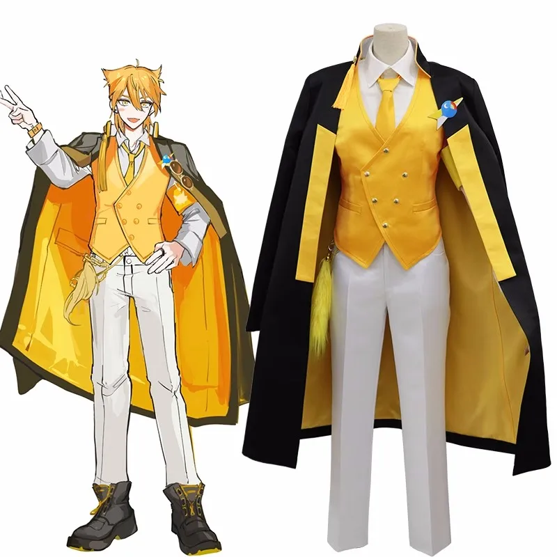 COS-KiKi Vtuber Nijisanji YouTuber Gaku Game Suit Cosplay Costume Gorgeous Handsome Uniform Halloween Party Role Play Outfit Men
COS-KiKi Vtuber Nijisanji YouTuber Gaku Game Suit Cosplay Costume Gorgeous Handsome Uniform Halloween Party Role Play Outfit Men