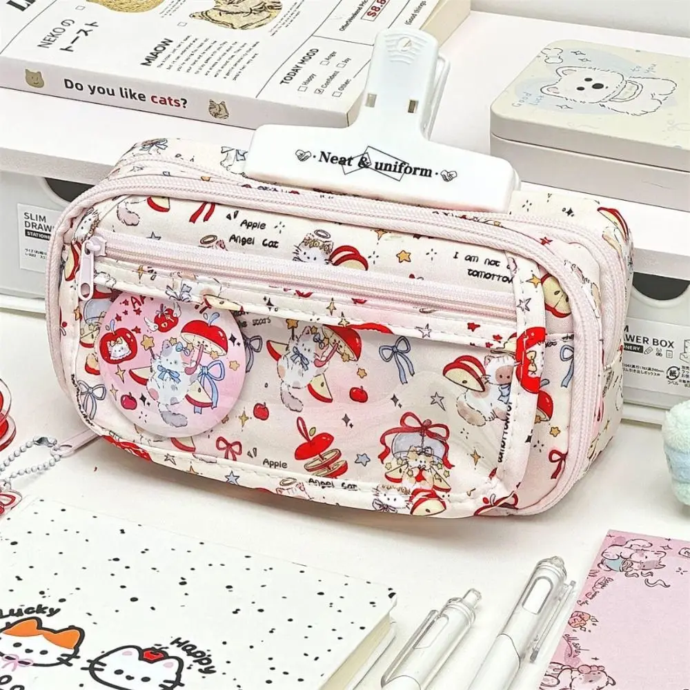 Flip Design Pen Bag Red Kitten Pattern Large Capacity Stationery Bag Multilayer Multifunctional Stationery Storing Bag Students
Flip Design Pen Bag Red Kitten Pattern Large Capacity Stationery Bag Multilayer Multifunctional Stationery Storing Bag Students