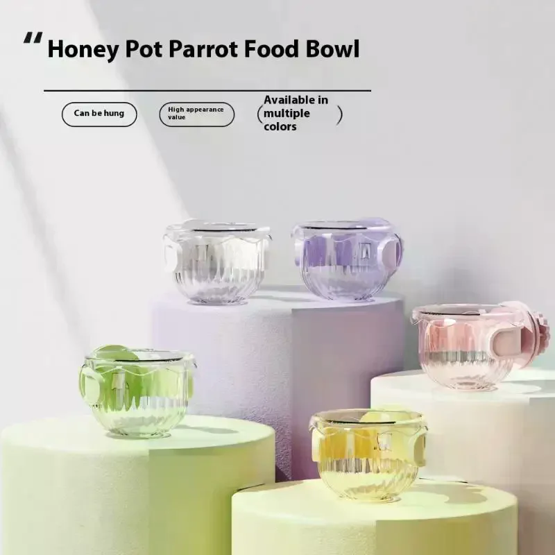 Transparent Birds Hanging Cage Bowl Pet Birds Dish Cup Anti-turnover Fixed Feeding Food Drinking Feeder For Parakeet Feeders
Transparent Birds Hanging Cage Bowl Pet Birds Dish Cup Anti-turnover Fixed Feeding Food Drinking Feeder For Parakeet Feeders