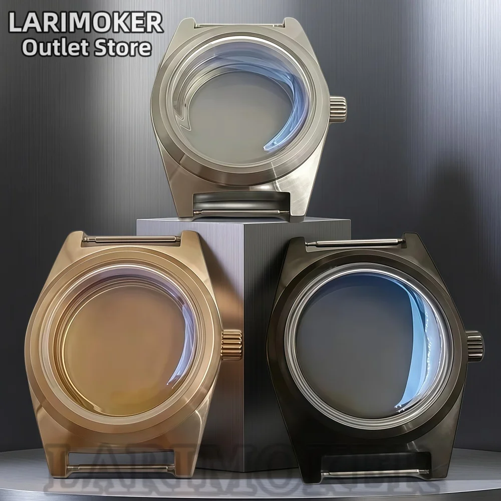 LARIMOKER 38mm Retro Watch Case Silver Rose Gold Black Tone Domed Sapphire Coated Glass Compatible For NH35 NH36 ETA2824 PT5000
LARIMOKER 38mm Retro Watch Case Silver Rose Gold Black Tone Domed Sapphire Coated Glass Compatible For NH35 NH36 ETA2824 PT5000
