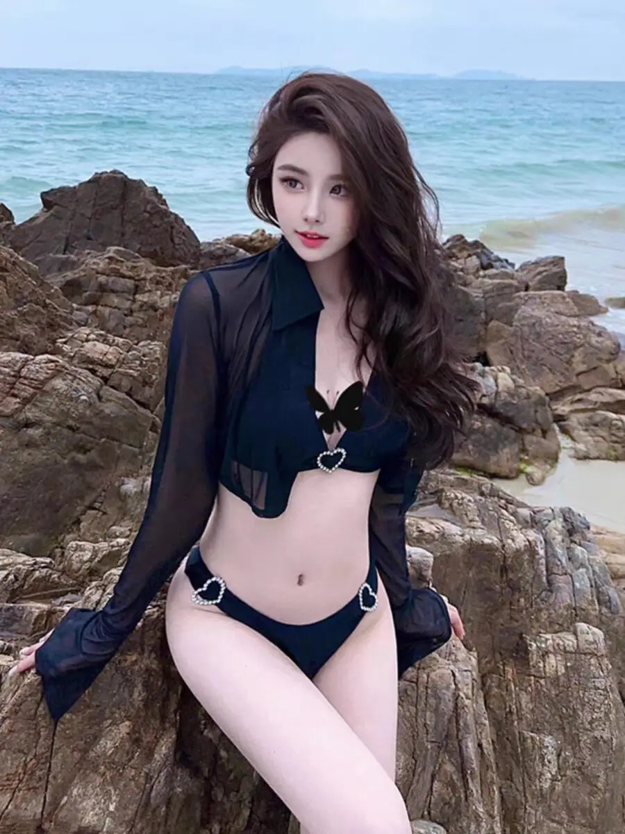 Harbour Girl Women's Bikini Swimsuit Tee-Piece Set Slimming Separate Tee-Part Vaion Hot Spring Gathered Chest Top
Harbour Girl Women's Bikini Swimsuit Tee-Piece Set Slimming Separate Tee-Part Vaion Hot Spring Gathered Chest Top