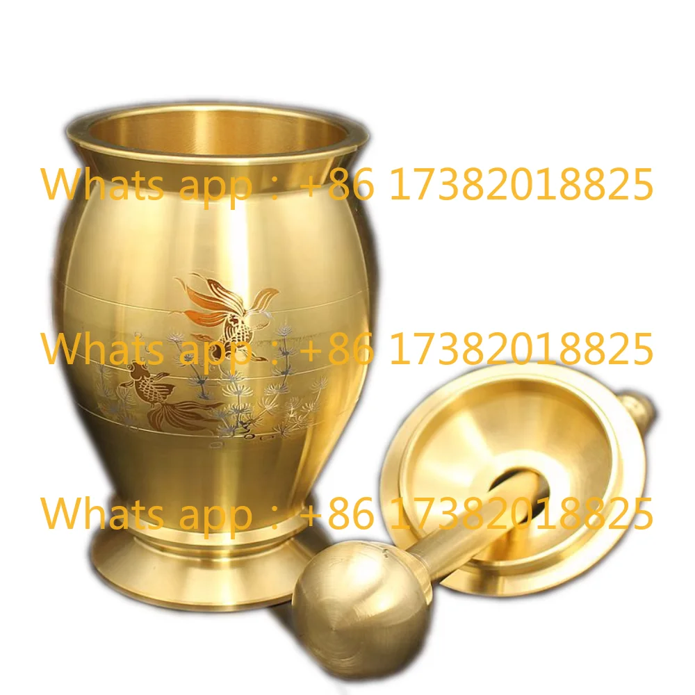 Pure copper pounding jar, pestle, medicine cup, ring bowl, mortar pot, brass, mashing garlic mash, kitchen grinder
Pure copper pounding jar, pestle, medicine cup, ring bowl, mortar pot, brass, mashing garlic mash, kitchen grinder