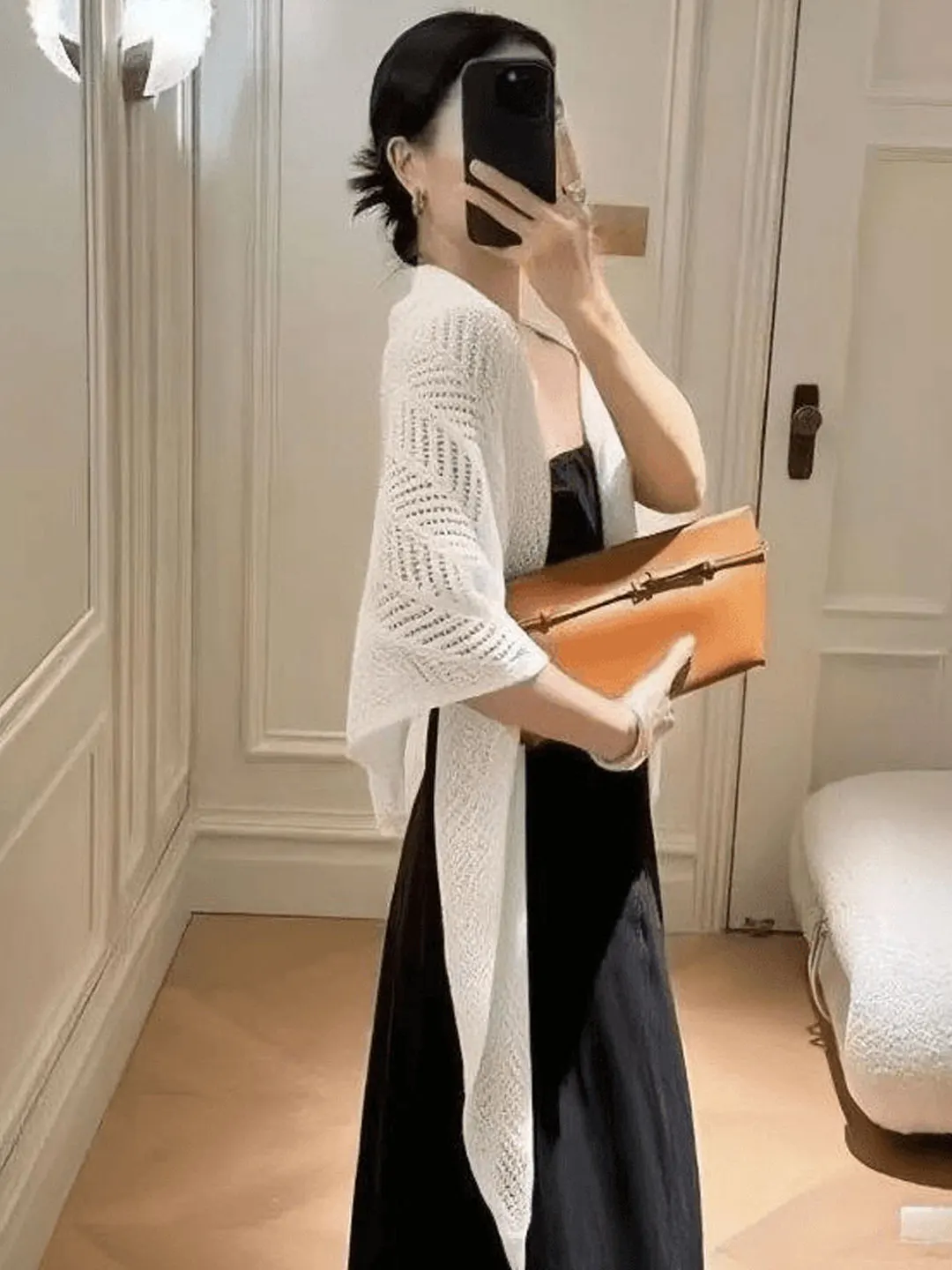 Korean Style Hollow out Ice Silk Knitted Shawl Women's Summer Thin High End Sunscreen Air Conditioned Cloak Top
Korean Style Hollow out Ice Silk Knitted Shawl Women's Summer Thin High End Sunscreen Air Conditioned Cloak Top