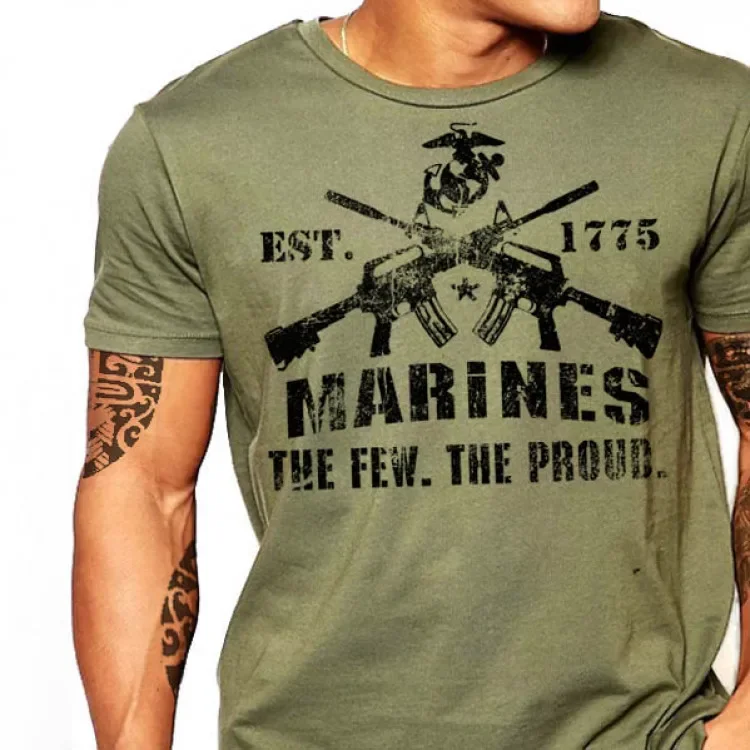 The Few The Proud US Marine Corps T-Shirt 100% Cotton O-Neck Summer Short Sleeve Casual Mens T-shirt Size S-3XL 
The Few The Proud US Marine Corps T-Shirt 100% Cotton O-Neck Summer Short Sleeve Casual Mens T-shirt Size S-3XL