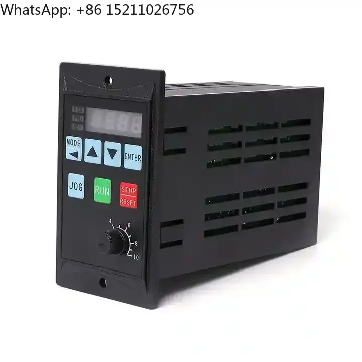 Rated Power 400w Single Phase 220v Input and Three Phase 220v Output with RS485 Speed Control Inverter
Rated Power 400w Single Phase 220v Input and Three Phase 220v Output with RS485 Speed Control Inverter