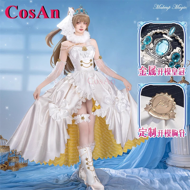 CosAn Anime LoveLive Minami Kotori Cosplay Costumes Flower Bride Awakening Elegant Formal Dress Halloween Role Play Clothing New
CosAn Anime LoveLive Minami Kotori Cosplay Costumes Flower Bride Awakening Elegant Formal Dress Halloween Role Play Clothing New