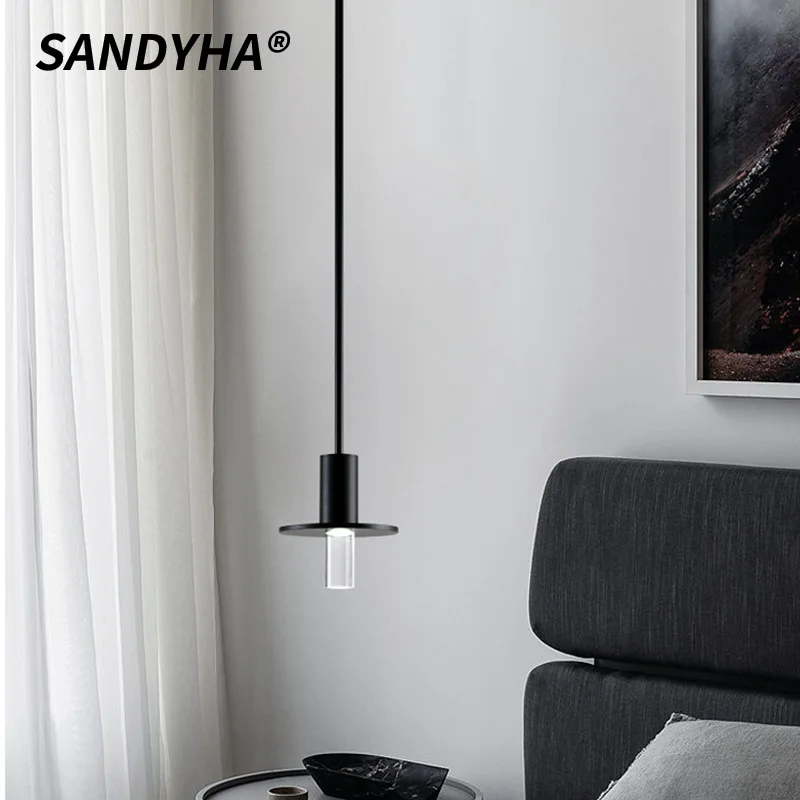 SANDYHA Modern Minimalist Pendant Lights Acrylic Lampshade Design Led Lamp for Living Room Decoration Bedroom Lighting Fixtures
SANDYHA Modern Minimalist Pendant Lights Acrylic Lampshade Design Led Lamp for Living Room Decoration Bedroom Lighting Fixtures