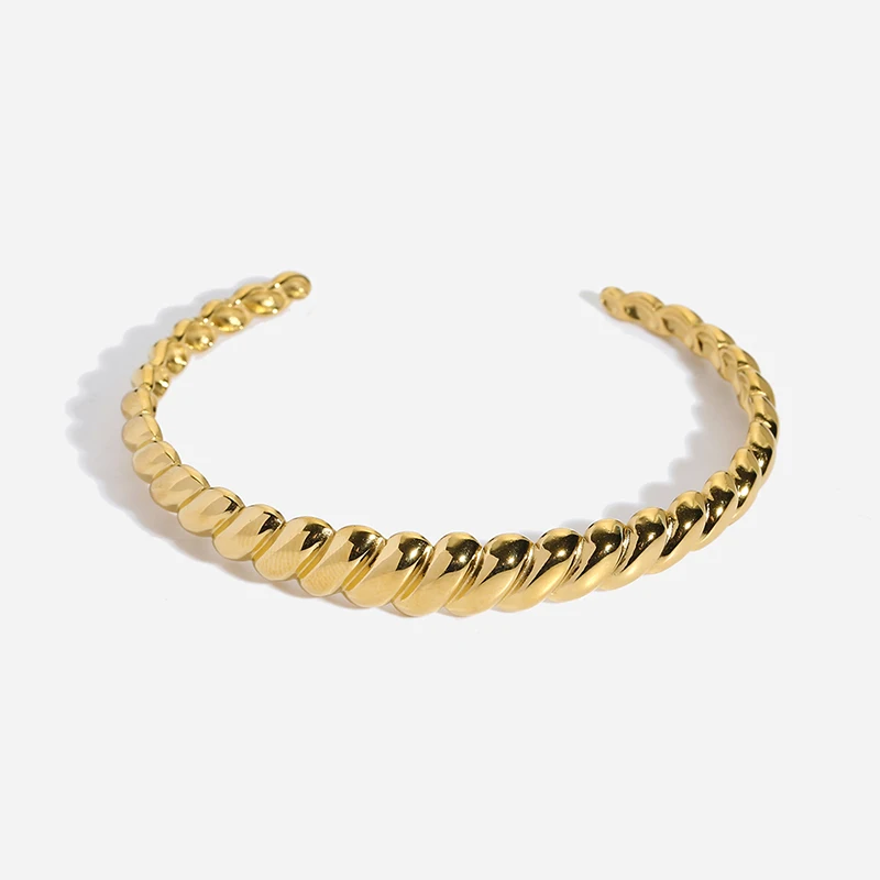 2022 Fashion Gold Plated Stainless Steel Adjustable Bracelet Simple Rope Dome Croissant Open Bangle Bracelets For Women Gift
2022 Fashion Gold Plated Stainless Steel Adjustable Bracelet Simple Rope Dome Croissant Open Bangle Bracelets For Women Gift