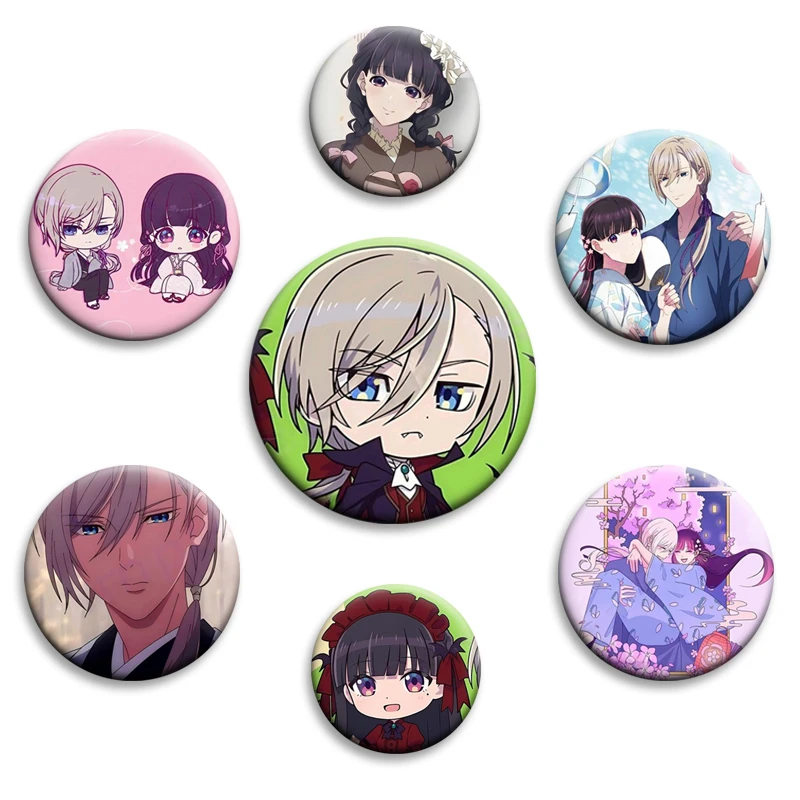 Anime My Happy Marriage Creative Brooch Lapel Pin Metal Badge for Bag Clothes Hat Shirt Decor Jewelry Accessories Fashion Gifts
Anime My Happy Marriage Creative Brooch Lapel Pin Metal Badge for Bag Clothes Hat Shirt Decor Jewelry Accessories Fashion Gifts