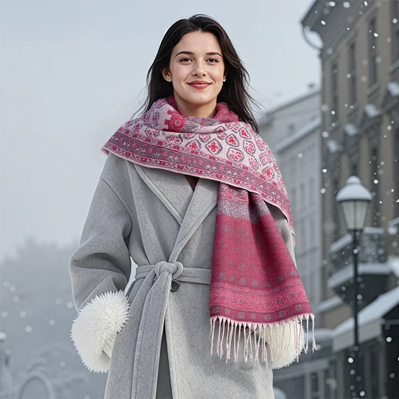 Autumn Winter Luxury Women Scarves 180*65Cm Men Thick Warm Scarf Flower Pattern Tassel Shawl Cashmere Imitation Poncho Stole
Autumn Winter Luxury Women Scarves 180*65Cm Men Thick Warm Scarf Flower Pattern Tassel Shawl Cashmere Imitation Poncho Stole