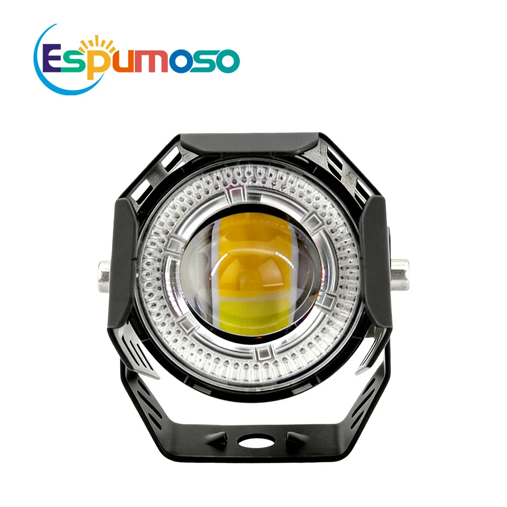 Motorcycle Spotlight Super Bright Flashing Hi/Low Beam Yellow White Headlight Transparent Projector Lamp for E-bike Front Light
Motorcycle Spotlight Super Bright Flashing Hi/Low Beam Yellow White Headlight Transparent Projector Lamp for E-bike Front Light
