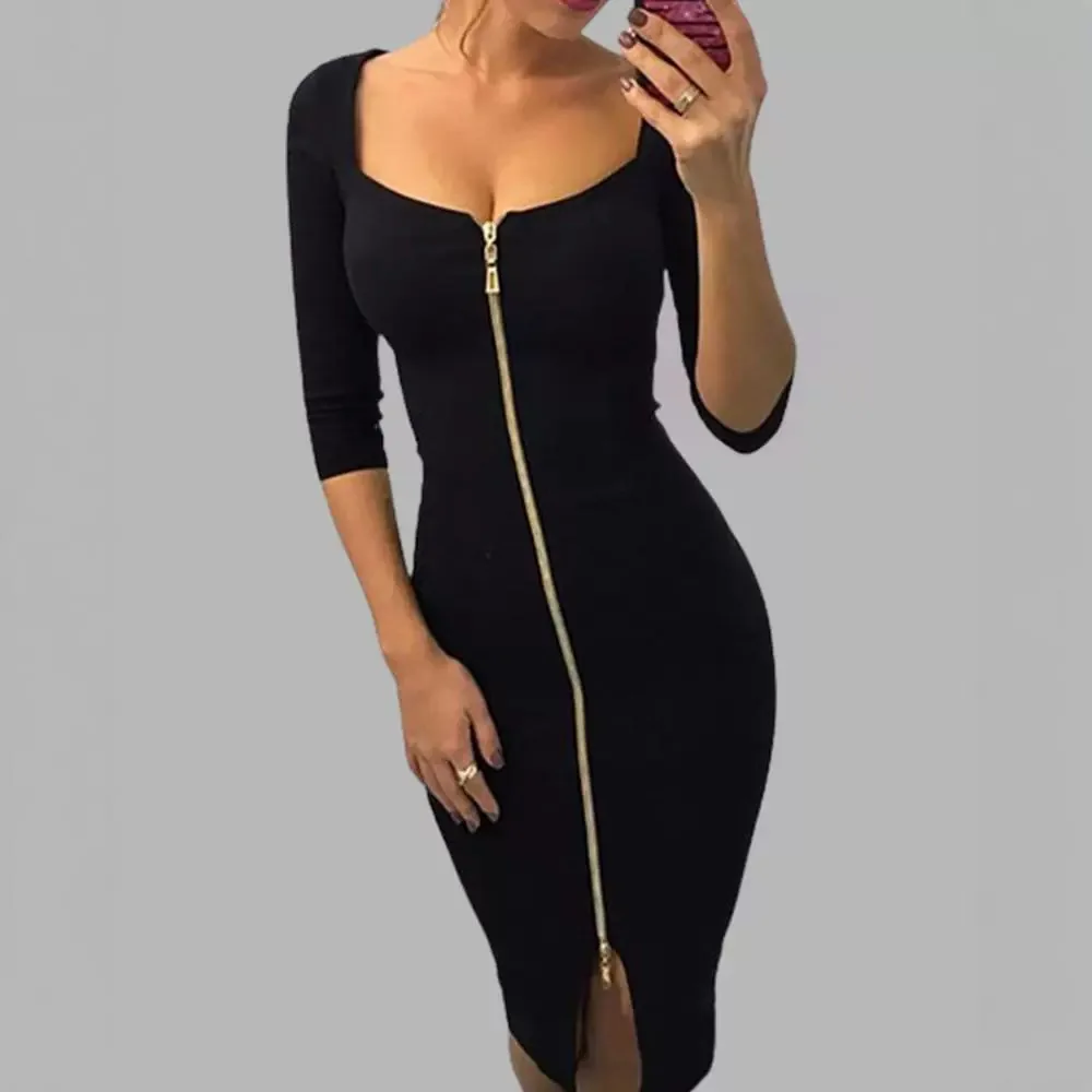 Bodycon Dress for Women Sexy Elegant Evening Party New Fashion 2024 Autumn Summer Casual Female Clothing Zipper Up Split Dresses
Bodycon Dress for Women Sexy Elegant Evening Party New Fashion 2024 Autumn Summer Casual Female Clothing Zipper Up Split Dresses