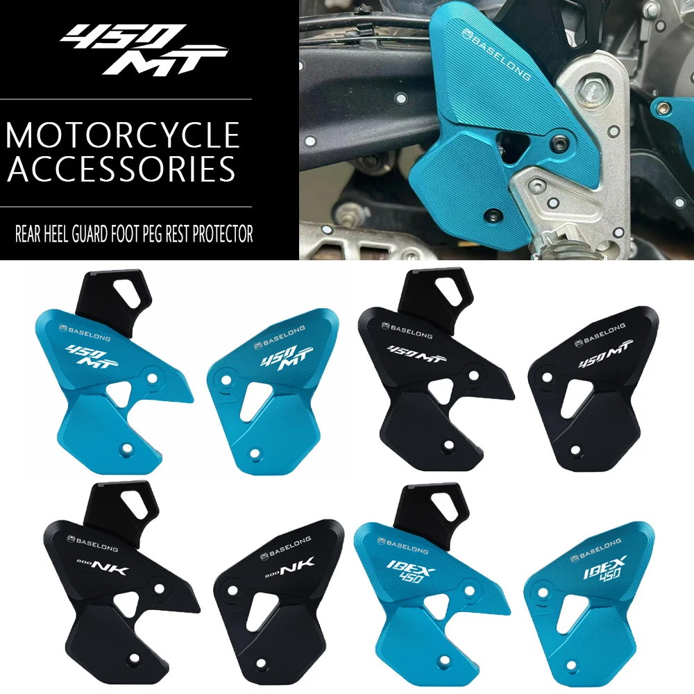Motorcycle CNC Aluminium Rear Heel Guard FOR CFMOTO CF 450MT 450 mt Ibex 450 800NK 800 nk 2023-2025 2026 Foot Peg Rest Protector
Motorcycle CNC Aluminium Rear Heel Guard FOR CFMOTO CF 450MT 450 mt Ibex 450 800NK 800 nk 2023-2025 2026 Foot Peg Rest Protector