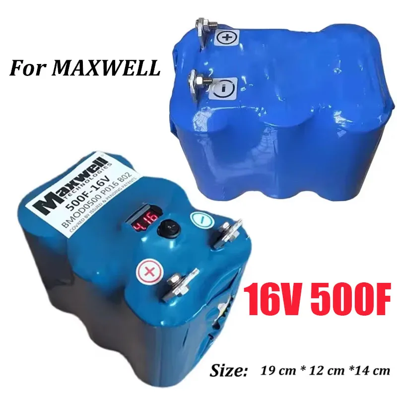 16V 500F 2.7V 3000F Suitable for GDCPH Super Capacitor Car Rectifier with Equalization Board Voltage Display Audio Capacitor
16V 500F 2.7V 3000F Suitable for GDCPH Super Capacitor Car Rectifier with Equalization Board Voltage Display Audio Capacitor