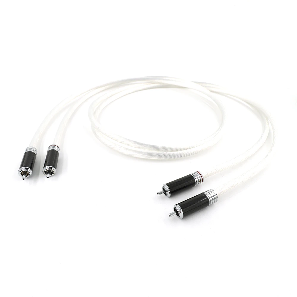 OCC Silver-Plated Audio Cable RCA to RCA Interconnect Cable 2 RCA Male to Male Cable With Silver Plated Plug
OCC Silver-Plated Audio Cable RCA to RCA Interconnect Cable 2 RCA Male to Male Cable With Silver Plated Plug