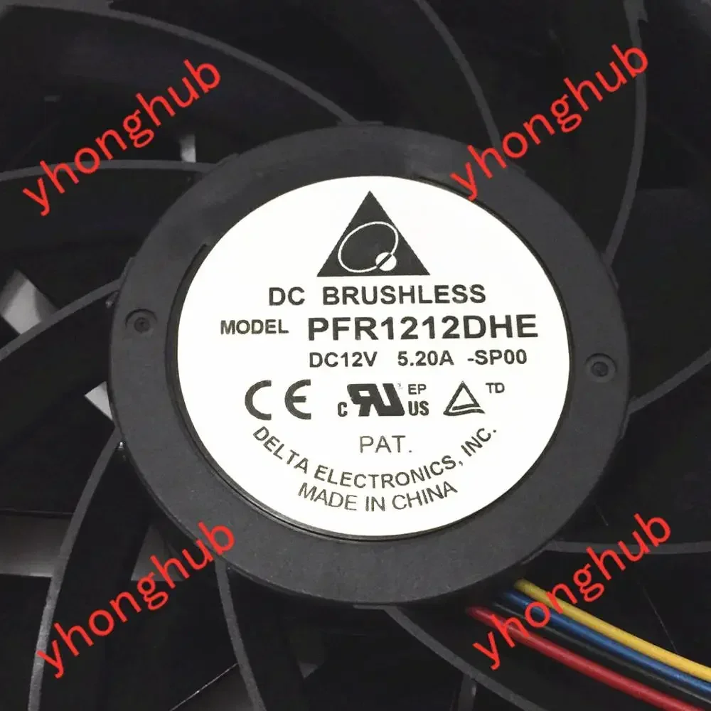 Delta Electronics PFR1212DHE SP00 DC 12 В 5,20 А 120x120x38 мм Вентилятор охлаждения сервера 
Delta Electronics PFR1212DHE SP00 DC 12 В 5,20 А 120x120x38 мм Вентилятор охлаждения сервера