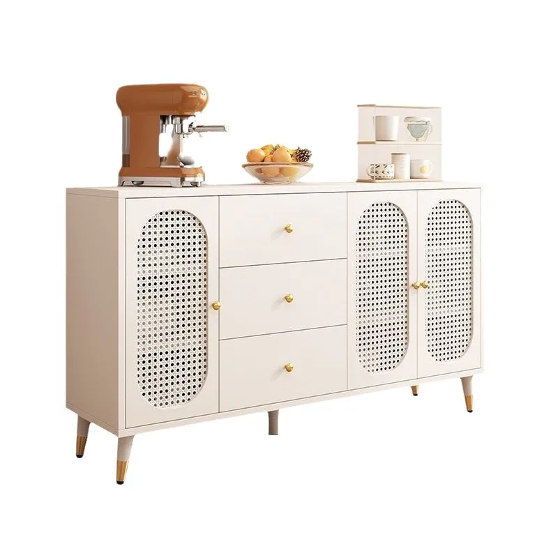 French cream wind rattan dining side cabinet integrated against the wall household kitchen with pumping locker side cabinet cupb 
French cream wind rattan dining side cabinet integrated against the wall household kitchen with pumping locker side cabinet cupb