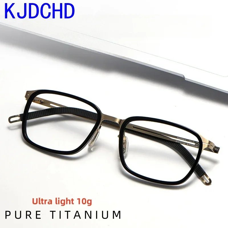 FIRADA Fashion Comfortable Glasses Vintage Luxury Pure Titanium Eyewear Square Prescription Eyeglasses Frame Men Women 2305018HM
FIRADA Fashion Comfortable Glasses Vintage Luxury Pure Titanium Eyewear Square Prescription Eyeglasses Frame Men Women 2305018HM