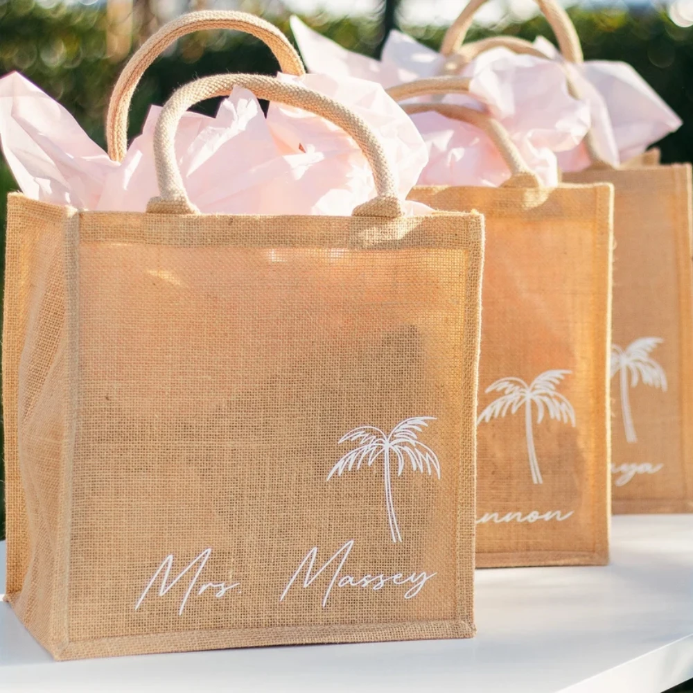 Personalized Palm Tree Bridesmaid Tote Bags Custom Beach Bag Beach Bride Tote Bag with Name Wedding Welcome Bags Bride To Be
Personalized Palm Tree Bridesmaid Tote Bags Custom Beach Bag Beach Bride Tote Bag with Name Wedding Welcome Bags Bride To Be