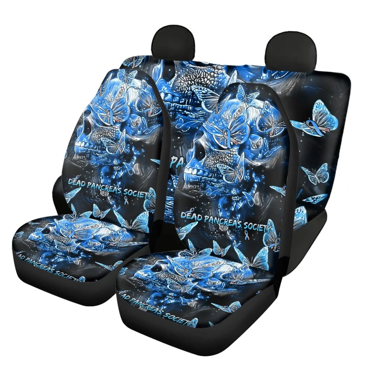 Car Interior Seat Cover Blue Dead Pancreas Society Design Durable Soft Front and Back Car Seat Covers Universal Most of Vehicle
Car Interior Seat Cover Blue Dead Pancreas Society Design Durable Soft Front and Back Car Seat Covers Universal Most of Vehicle