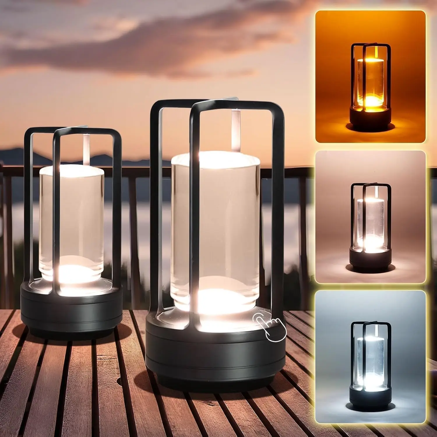 Portable Cordless Table Lamp, 3 Color Changing Night Light, Touch Control LED Bedside Lamp, Rechargeable Cordless LED Desk Lamp
Portable Cordless Table Lamp, 3 Color Changing Night Light, Touch Control LED Bedside Lamp, Rechargeable Cordless LED Desk Lamp