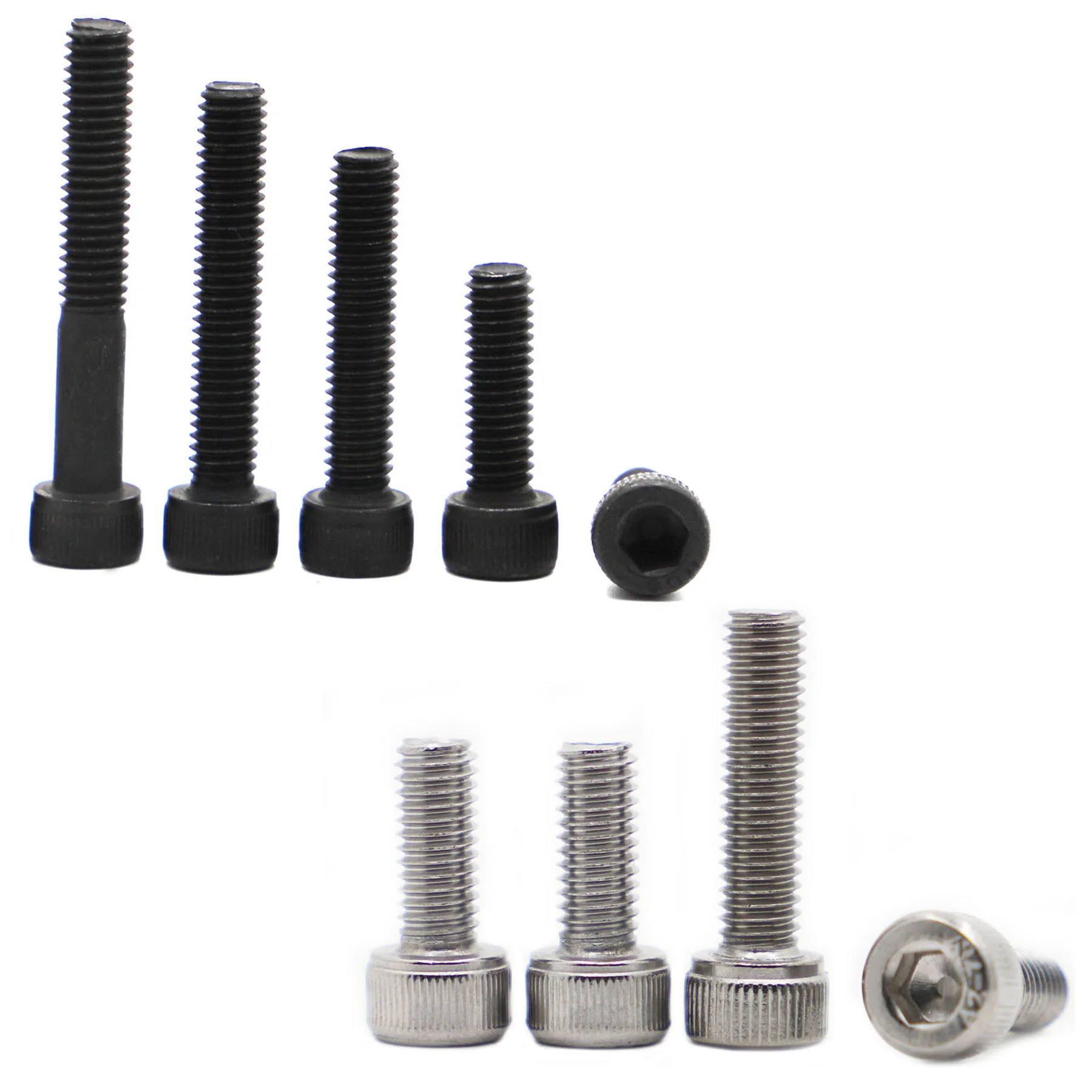Hex Hexagon Socket Head Screw M1.6 M2 M2.5 M3 M4 M5 M6 M8 304 A2 Stainless Steel Cap Allen Bolt Grade 12.9 Black Screws DIN912
Hex Hexagon Socket Head Screw M1.6 M2 M2.5 M3 M4 M5 M6 M8 304 A2 Stainless Steel Cap Allen Bolt Grade 12.9 Black Screws DIN912
