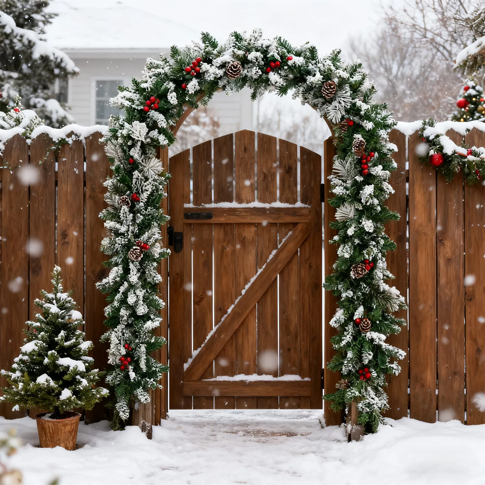 Рождественский венок Norfolk Pe, мягкая резиновая текстура, иглы и ананас, рождественские украшения
Рождественский венок Norfolk Pe, мягкая резиновая текстура, иглы и ананас, рождественские украшения