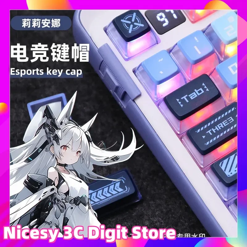 Liliana Anime Theme Mechanical Keyboard Keycap Set Cute Pudding ASA Profil PBT Custom Keycaps for PC Gaming Keyboard Accessories
Liliana Anime Theme Mechanical Keyboard Keycap Set Cute Pudding ASA Profil PBT Custom Keycaps for PC Gaming Keyboard Accessories