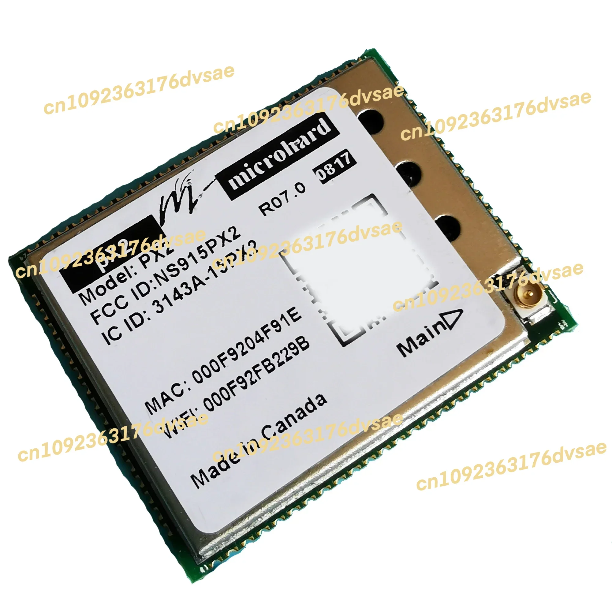 NEW Microhard pX2 image transmission module OEM1WMiniature 2.4GHz EthernetSerialWIFI Router MHS185200drone image transmission mo
NEW Microhard pX2 image transmission module OEM1WMiniature 2.4GHz EthernetSerialWIFI Router MHS185200drone image transmission mo