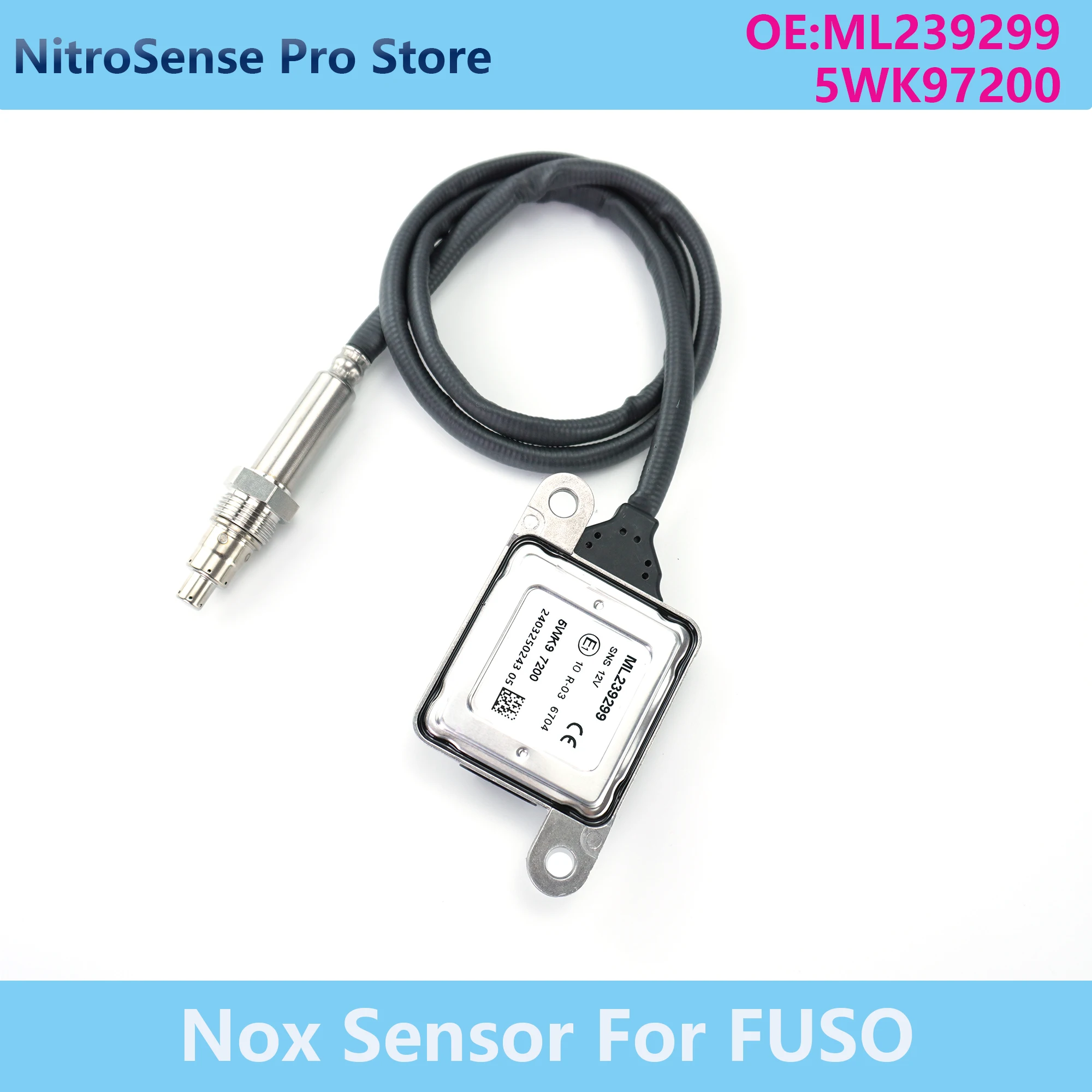12V Nitrogen Oxide Sensor Nox sensor ML239299 5WK97200 5WK9 7200 For Mitsubishi Canter Fuso 2017 After Cat
12V Nitrogen Oxide Sensor Nox sensor ML239299 5WK97200 5WK9 7200 For Mitsubishi Canter Fuso 2017 After Cat