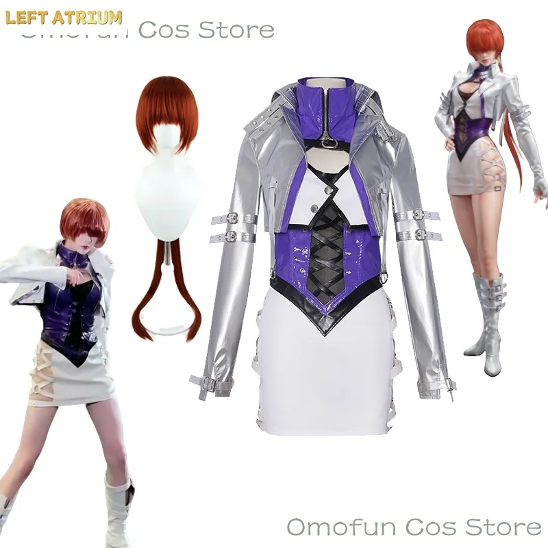 KOF Shermie Cosplay Costume Coat Sexy Women Outfit Fighters Halloween Party Clothes Naraka: Bladepoint Skirt Dress Wig Game Ecpo
KOF Shermie Cosplay Costume Coat Sexy Women Outfit Fighters Halloween Party Clothes Naraka: Bladepoint Skirt Dress Wig Game Ecpo
