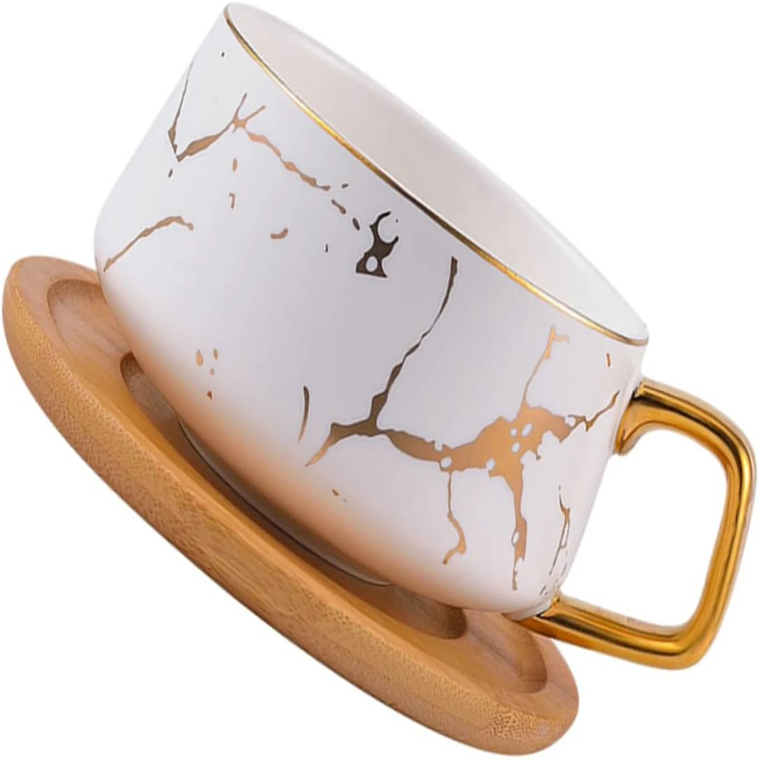 Stunning White Espresso Glass Set - Beautiful Luxurious Turkish Ceramic Tea Cup with Elegant Marble Design and Opulent Gold Inla
Stunning White Espresso Glass Set - Beautiful Luxurious Turkish Ceramic Tea Cup with Elegant Marble Design and Opulent Gold Inla