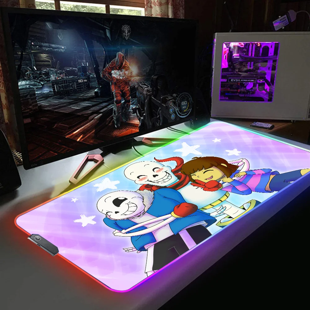 Undertale Mouse Carpet RGB Pad Pc Gamer Complete Desk Mat Led Extended for Computer Gaming Setup Accessories Backlit Keyboard
Undertale Mouse Carpet RGB Pad Pc Gamer Complete Desk Mat Led Extended for Computer Gaming Setup Accessories Backlit Keyboard