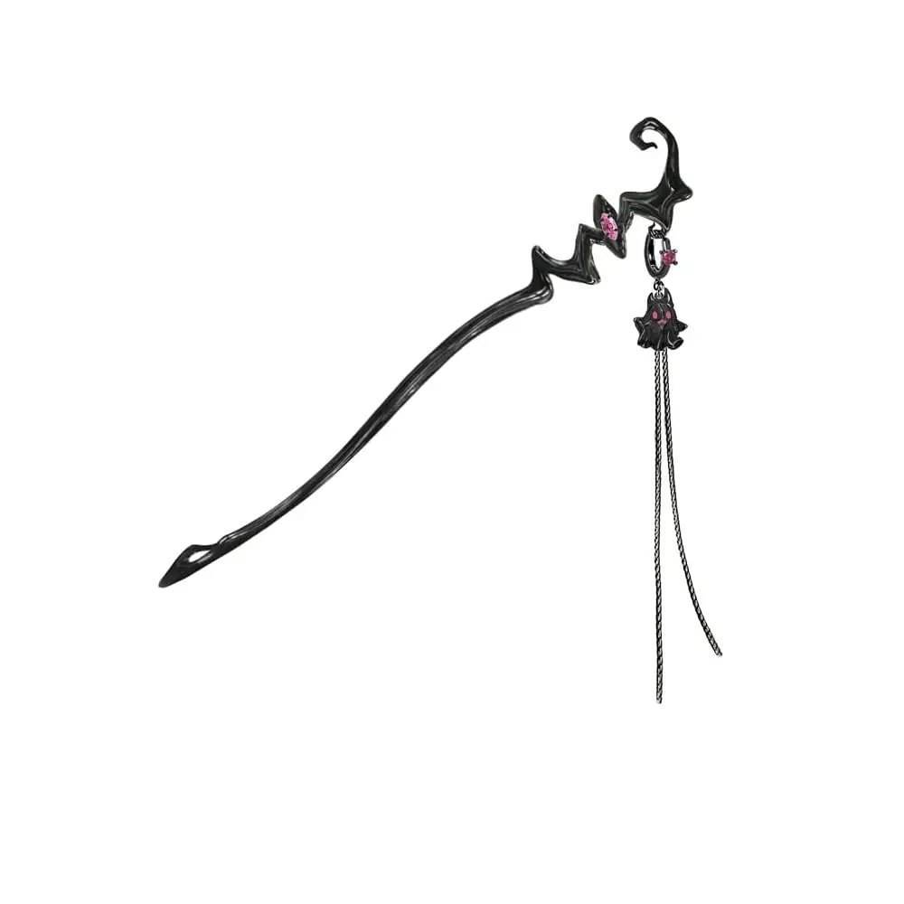 Gothic personality Scepter Long hair accessory Fashion Long fringe Ghost pendant Women's hairpin (M1317)
Gothic personality Scepter Long hair accessory Fashion Long fringe Ghost pendant Women's hairpin (M1317)