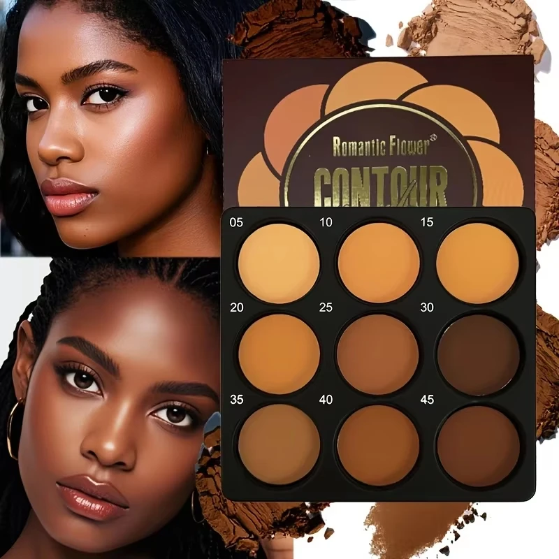 9-color Dark Bronze Foundation Palette Contouring Oil-control Foundation Nose Shadow Palette Matte Natural With Delicate Glitter
9-color Dark Bronze Foundation Palette Contouring Oil-control Foundation Nose Shadow Palette Matte Natural With Delicate Glitter