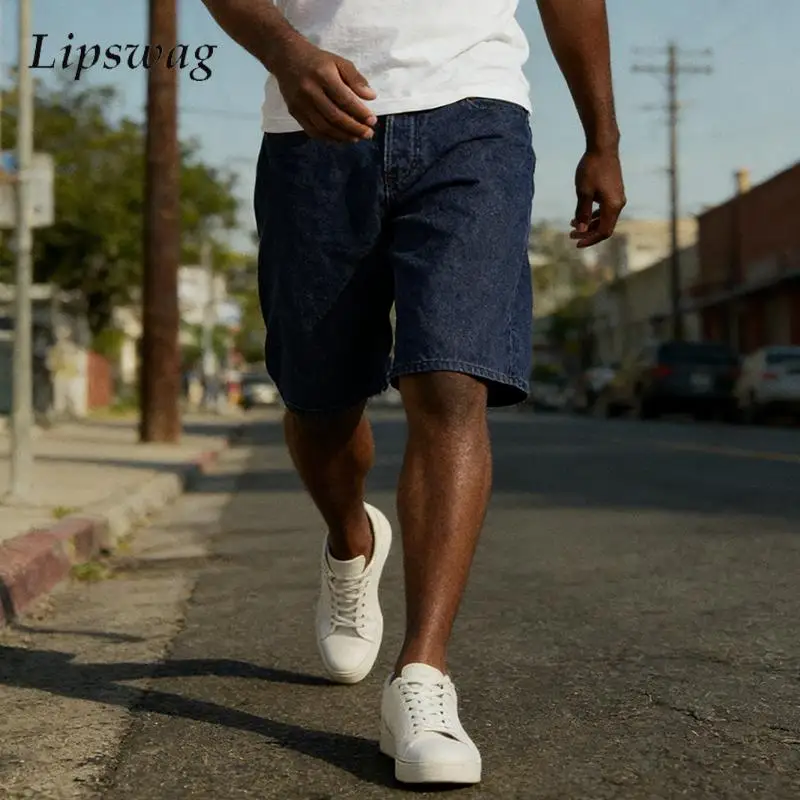 2026 Summer Streetwear Fashion Mens Denim Shorts Vintage Solid Color Loose Straight Jean Short Pant Men Stylish Denim Bottoms
2026 Summer Streetwear Fashion Mens Denim Shorts Vintage Solid Color Loose Straight Jean Short Pant Men Stylish Denim Bottoms