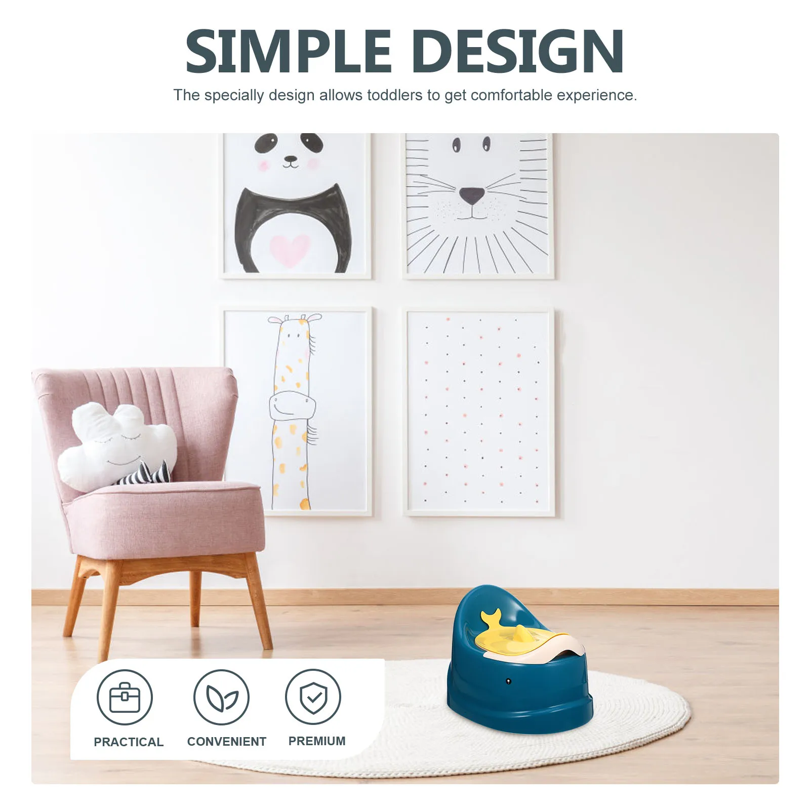 Детский портативный горшок-туалет для приучения к горшку, компактный, реалистичный, для дома и путешествий
Детский портативный горшок-туалет для приучения к горшку, компактный, реалистичный, для дома и путешествий