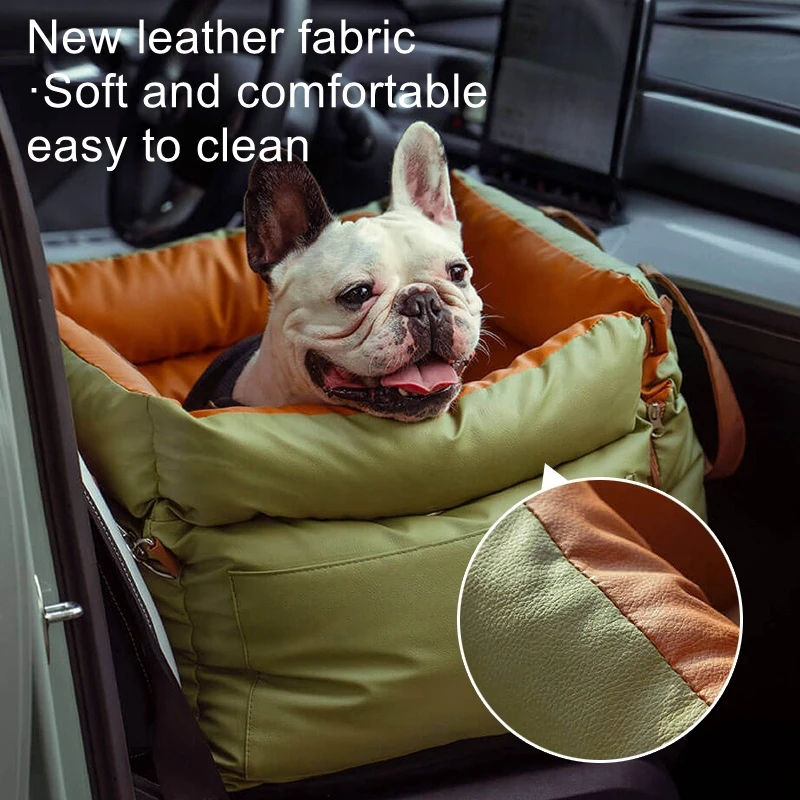 Car dog kennel sitting in the car out small and medium-sized dog safety seat waterproof removable washable non-stick hair
Car dog kennel sitting in the car out small and medium-sized dog safety seat waterproof removable washable non-stick hair
