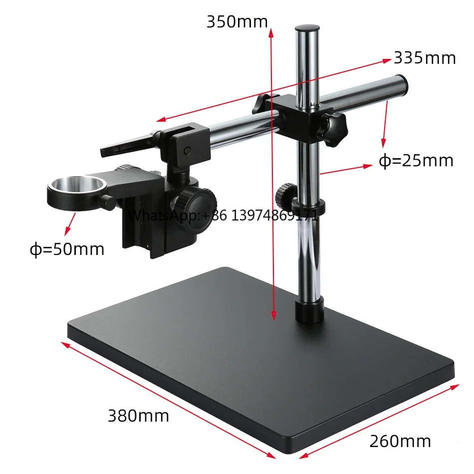 Industrial Electronic Video Microscope Camera Lens Holder Bracket 50mm Universal 360° Rotating Maintenance Workbench
Industrial Electronic Video Microscope Camera Lens Holder Bracket 50mm Universal 360° Rotating Maintenance Workbench