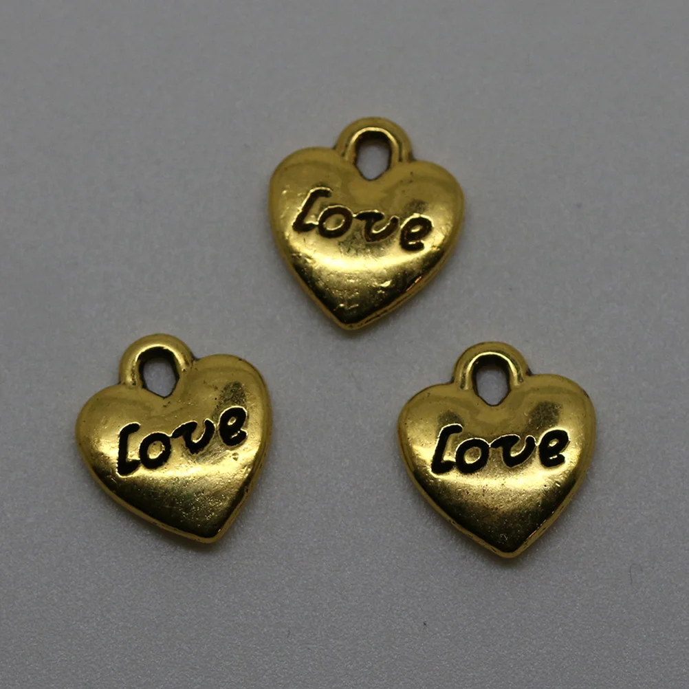 20Pcs Heart Pendant Alloy Carved Letter Gold Tone DIY Jewelry Making Necklace Bracelet Keychain Love Pendant
20Pcs Heart Pendant Alloy Carved Letter Gold Tone DIY Jewelry Making Necklace Bracelet Keychain Love Pendant